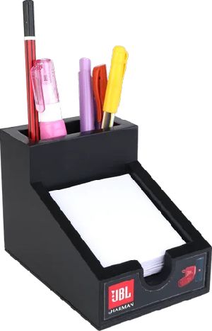 Plastic Pen Stand with Chit Pad Holder