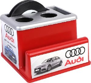 Plastic Multipurpose Pen Stand with Mobile Holder