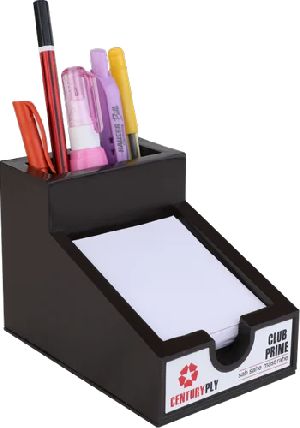 Plastic Pen Stand with Chit Pad Holder