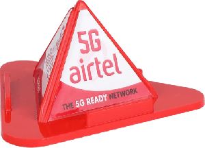 Pyramid Shaped Different Angle Elevation Plastic Mobile Stand
