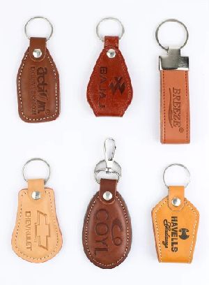 Leather & Imported Rexine Keychain