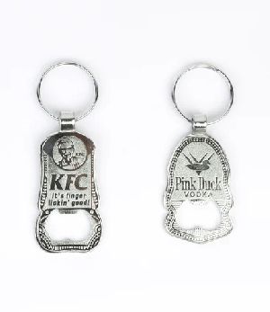 Metal Bottle Opener Keychain