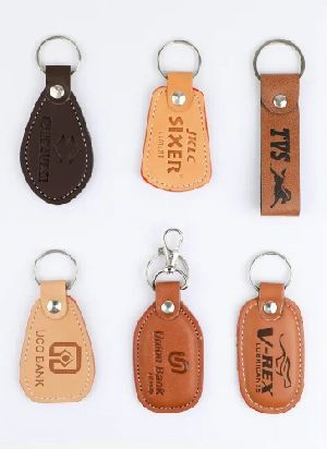 Leather & Imported Rexine Keychain