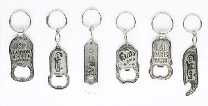 Metal Spark Nickel Keychain
