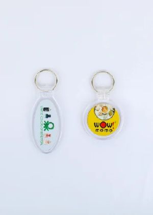 Digital Crystal Photo Keychain