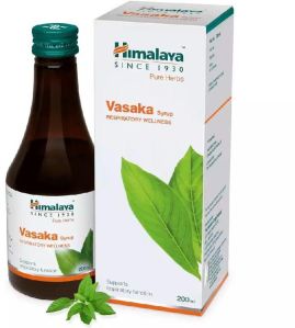 Organics Plant Himalaya Vasaka Syrup Respiratory Wellness Healthcare Supplement