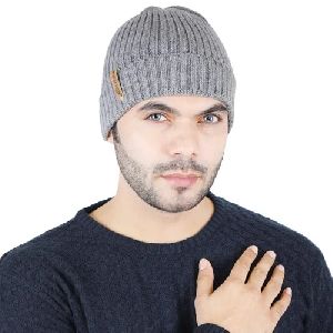 Winter Grey Beanie Caps
