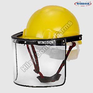 Windsor Safety Helmet (Ratchet) With Spring Face Shield