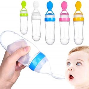 baby bottle silicone spoon