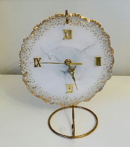 Resin Table Clock