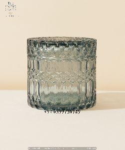 Designer Glass Jar