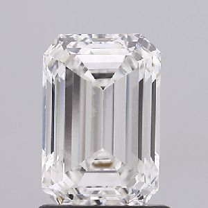 Emerald Shaped 1.30ct G VS1 IGI Certified Lab Grown CVD Diamond