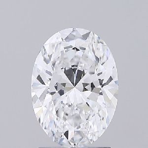 Oval Shaped 1.61ct D VS2 GIA Certified Lab Grown HPHT Diamond