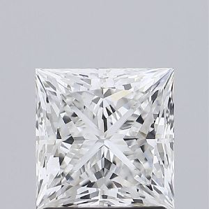 Princess Shaped 1.71ct G VVS2 IGI Certified Lab Grown CVD Diamond