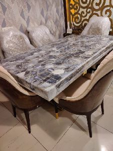 dining table top in agant Stone
