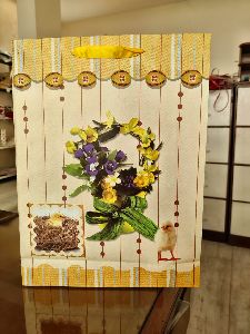 Yellow Design Gifting Paper Bags
