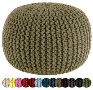 Hand Knitted Pouf