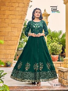 Embroidered Anarkali Suit