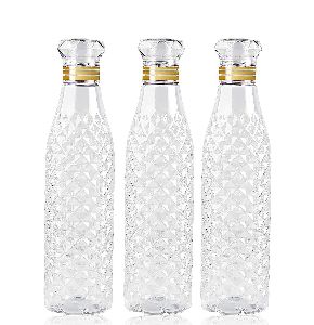 Unbreakable Plastic Diamond Water Bottle Set