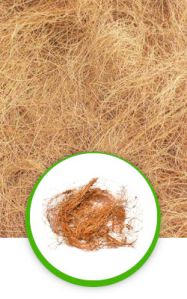 brown coconut COIR fiber