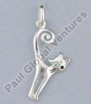925 Sterling Silver Animal Shaped Pendant
