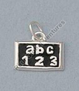 925 Sterling Silver Back to School Pendant