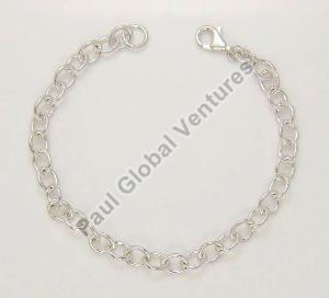 925 Sterling Silver Link Chain Bracelet