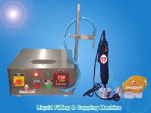 Liquid Filling and Capping machine