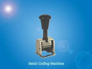 manual batch coding machine