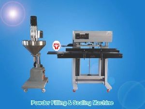 POWDER FILLING AND SEALING MACHINE