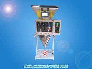 semi automatic weigh filler machine