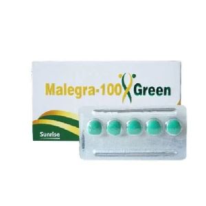 Malegra-100 Green Tablets