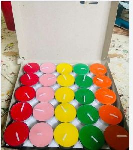 50 Multicolor Tea Light Candles