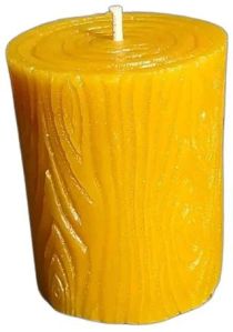 Yellow Pillar Candles