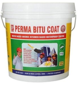 Bitu Coat Water Based Anionic Bitumen Based Waterproof Coating