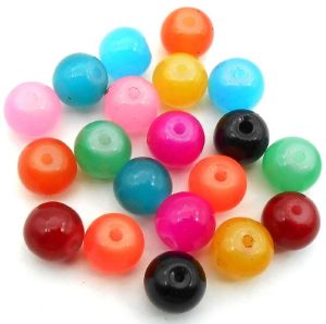 colored glass beads