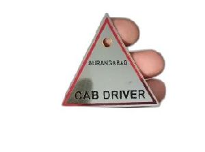 Cab Driver Token Plate