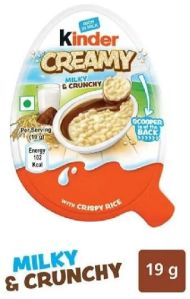 Kinder Creamy Milky and Crunchy