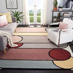 Handmade Geometrical Pure Woollen Carpet