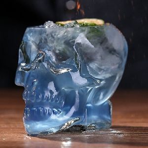 Creative Crystal Skull Head Bottle