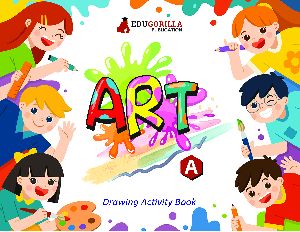 Pre-Primary Art (A) Book for Kids Practice Exercise & Colourful Illustrations for Children