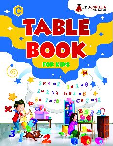 Pre-Primary Table Book for Kids Practice Exercise & Colourful Illustrations for Children