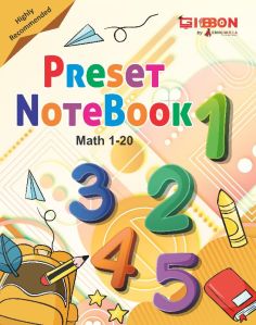 Preset Notebook Maths ( 1-20 ) Number Writing Book for Kids