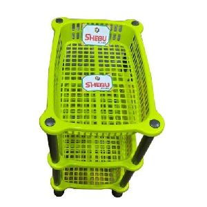 Green Plastic Vegetable Basket