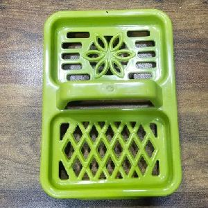 Plastic Green Soap Dish