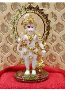 Gold Leafing Lord Hanuman Statue