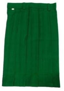 Girls School Uniform Green Skirt