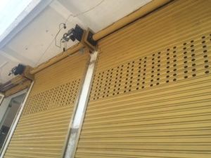 Motorized Rolling Shutters