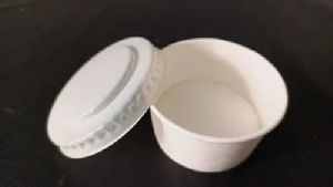 Round White Paper Containers