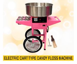 Electric Cotton Candy Machine with Cart